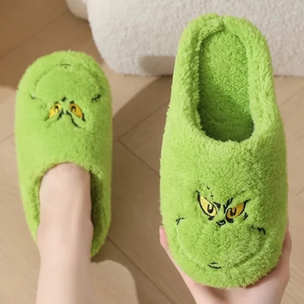 🎄HOST PICK🎄 Christmas Grinch Holiday Slippers
